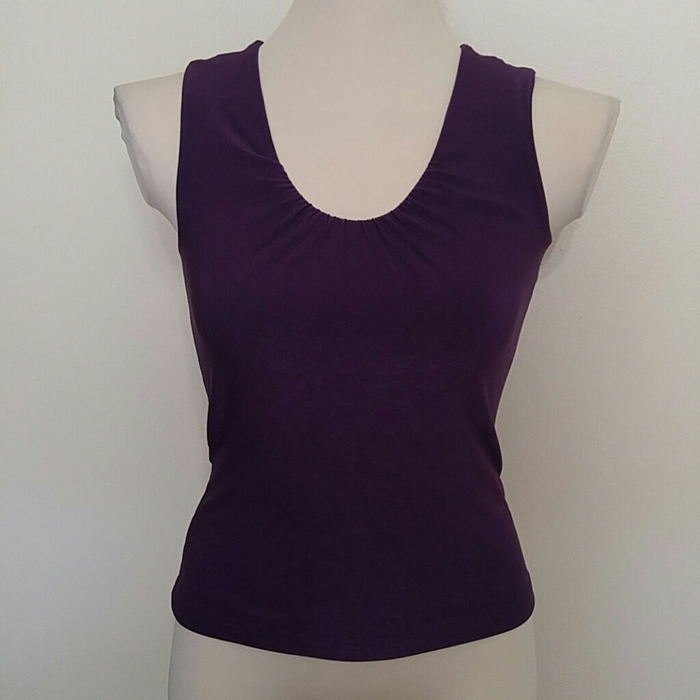 Royal purple Express sleeveless blouse size small